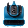 Xpower P-230AT 1/4 HP 925 CFM 3Spd Mini AirMover/FloorDryer/Utility BlowerFan P-230AT-BLUE